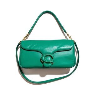 Green Leather Shoulder Bag
